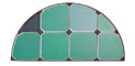 VICTORIAN CAST IRON SUNBURST MIRROR 19th Century 